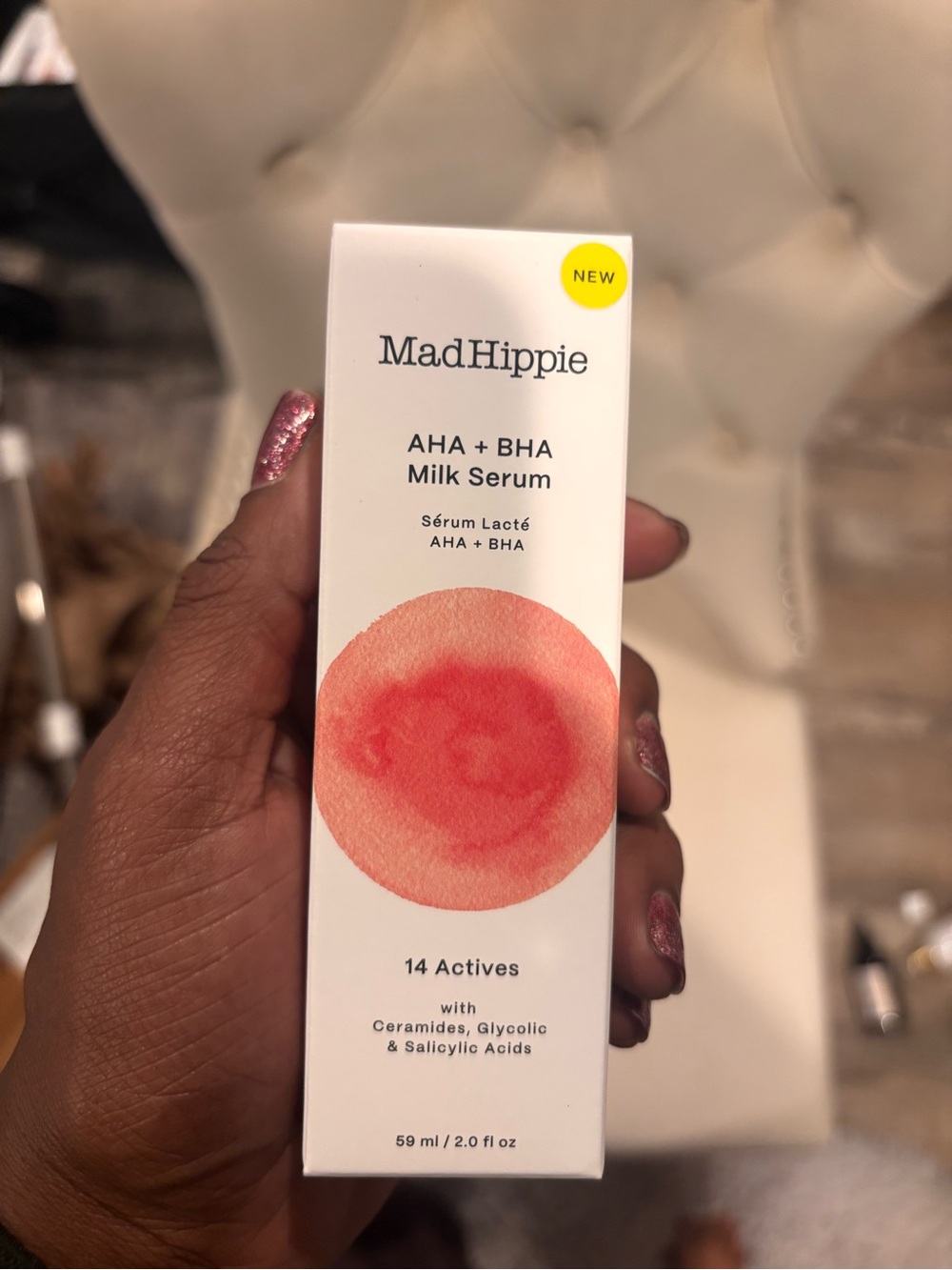 Mad Hippie AHA BHA Milk Serum Glycolic Salicylic Acid 2 oz New